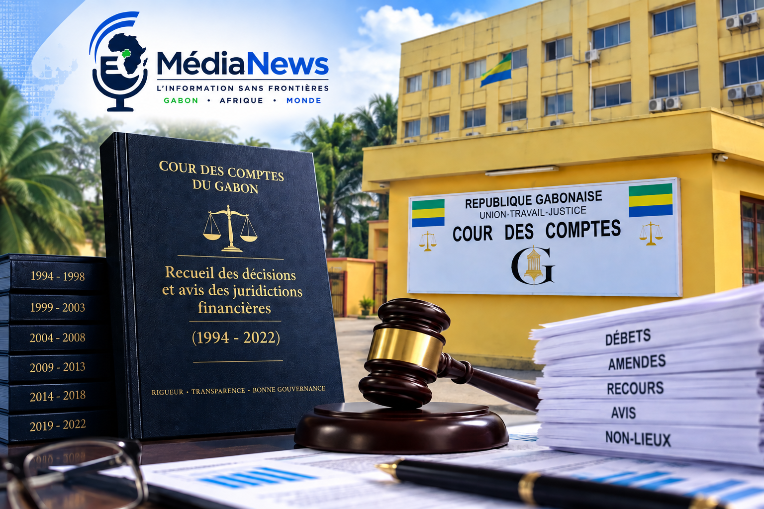 Cour des comptes : Alfred Nguia Banda, Paul Mba Abessole, Marcel Doupamby Matoka... 61 noms dans le recueil des décisions