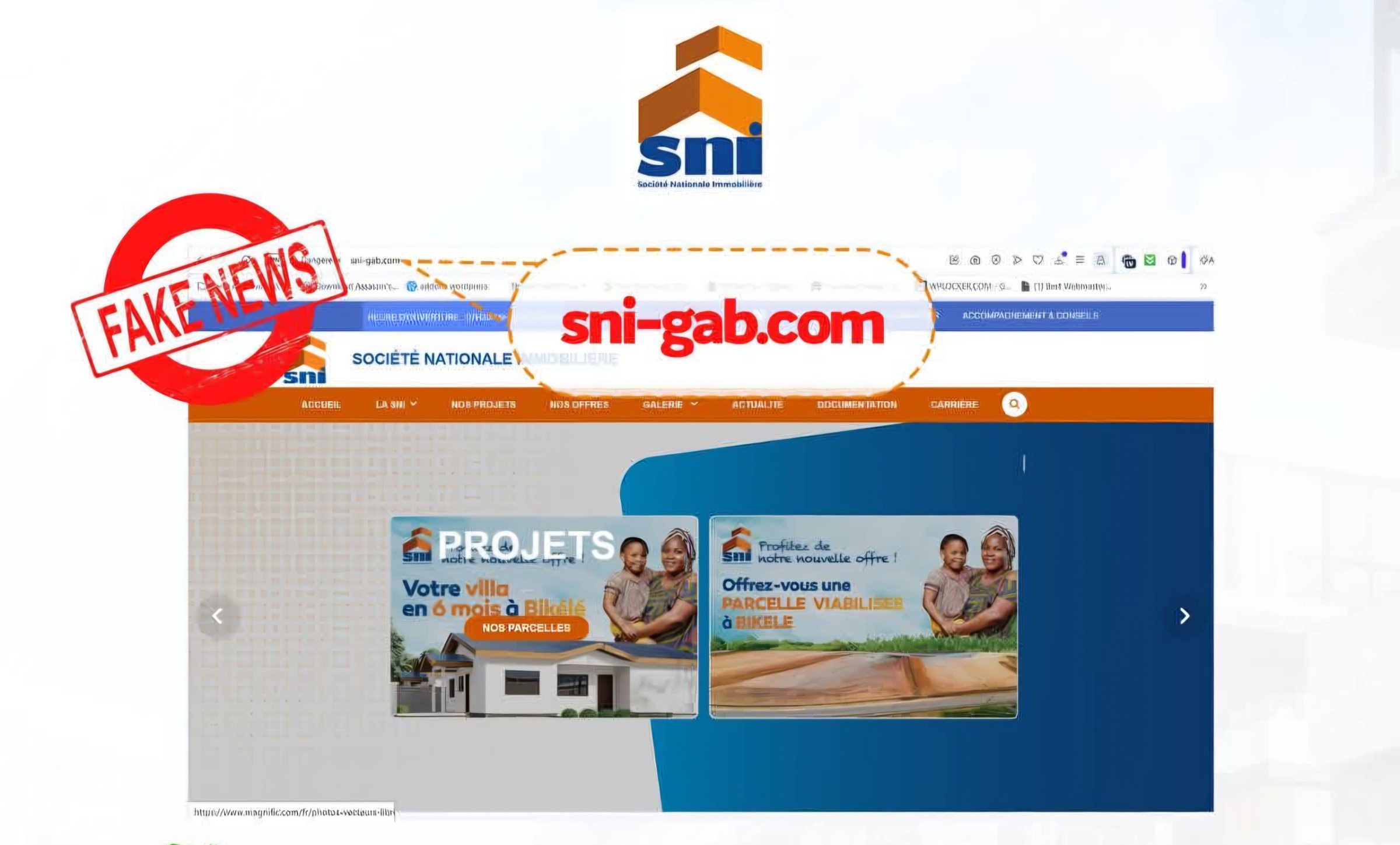 FACT-CHECKING — SNI : le site « sni-gab.com » n’est pas le site officiel