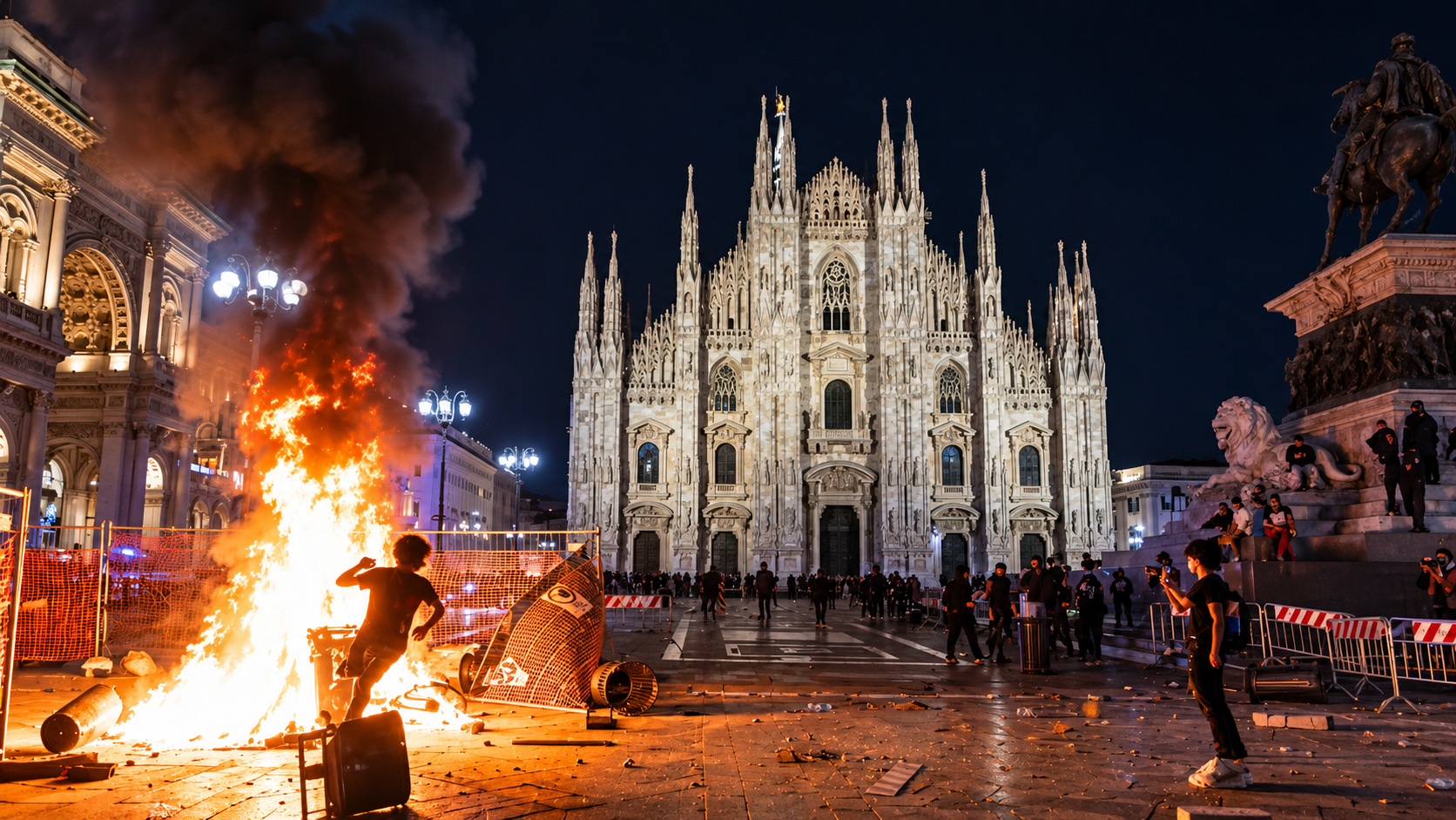 Milan : TikTok et les réseaux sociaux au cœur des émeutes qui ont mobilisé des centaines de jeunes